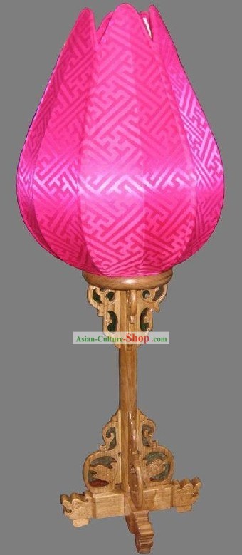 Mão Traditional Chinese Lantern Posto de Feitos de madeira