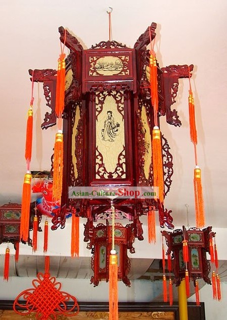 Lanterna cinese tradizionale pelle di pecora Palazzo