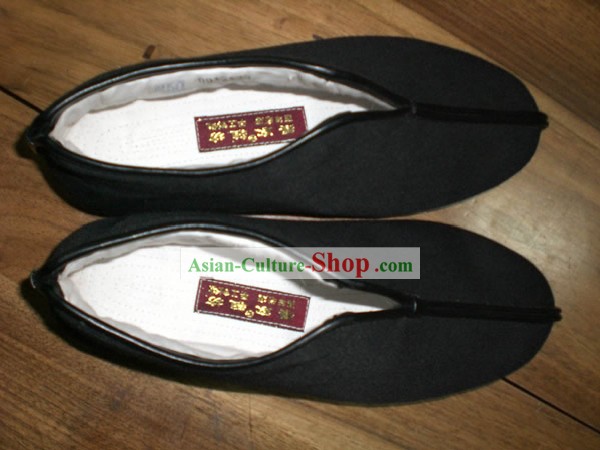 プレーンブラックTraditonnalコットン中国靴