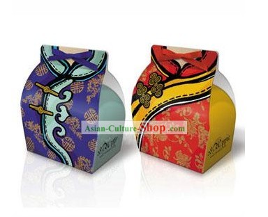 Dulces tradicionales de boda chino estilo favores Caja de 30 piezas Set