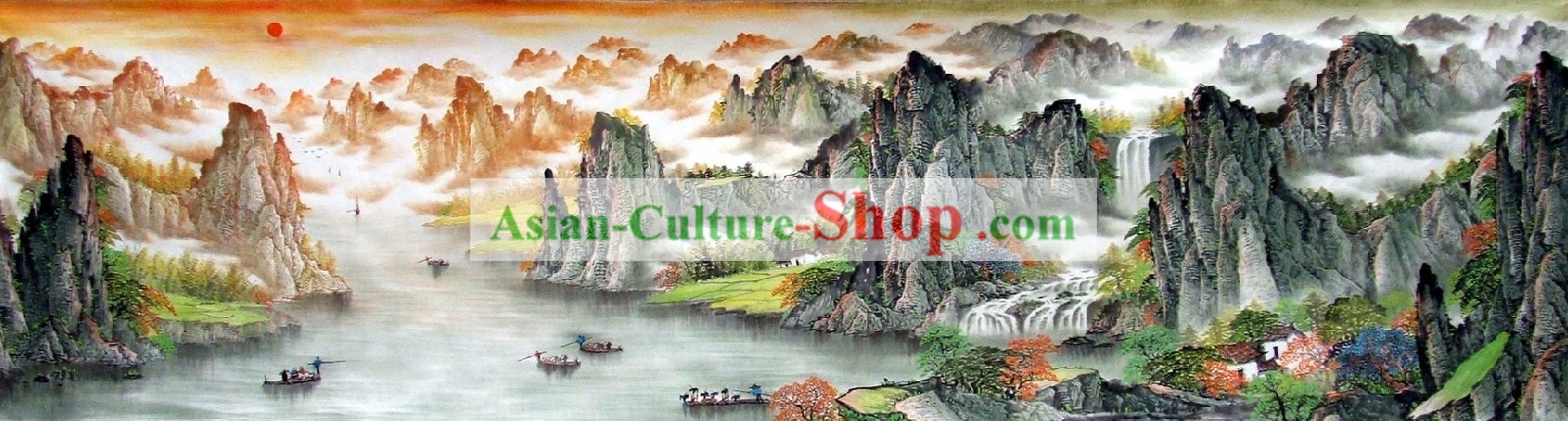 Tradizionale cinese Moutain-Acqua Paintings