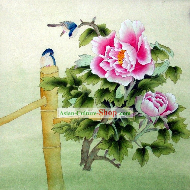 La peinture traditionnelle chinoise Pivoine par Liu Lanting