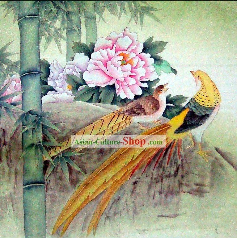 Uccelli tradizionale cinese pittura di Liu Lanting