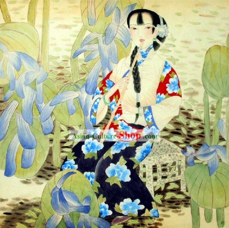 Peinture chinoise de la femme par Qin Shaoping