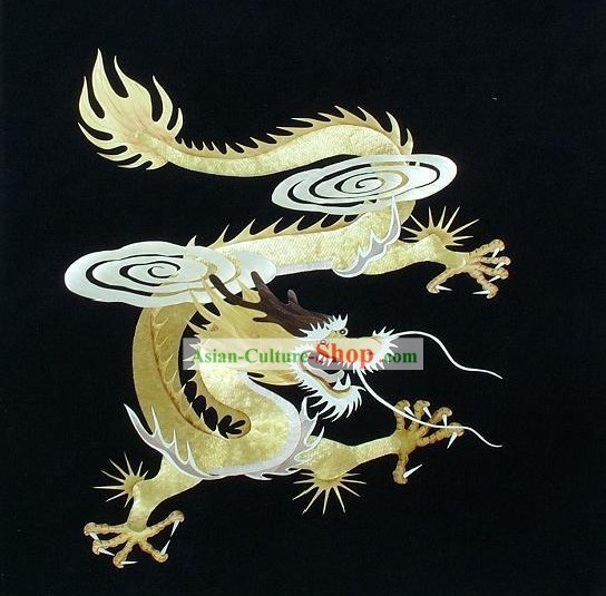 中国の手作り小麦のドラゴンの絵画