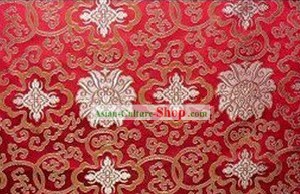 Traditionelle Red Silk Fabric
