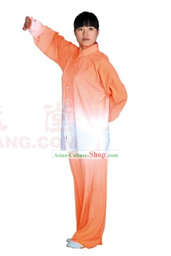Cinese Professionale Colore transizione Wu Shu Tai Chi insieme uniforme completa