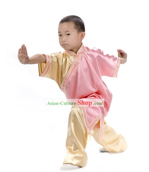 子供用の中国の専門武術太極拳制服コンプリートセット