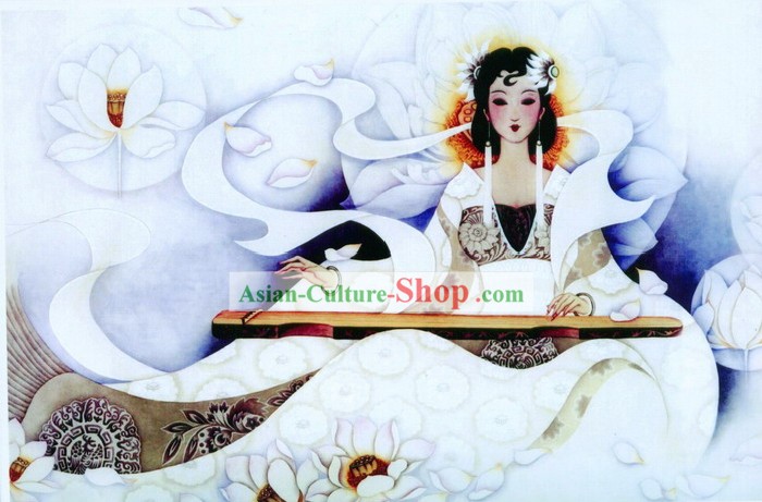中国の七宝フィリグリーゴールドインレイシルバーヴァーメイル - 古代の妖精