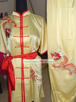 중국어 번체 무술 유니폼과 벨트