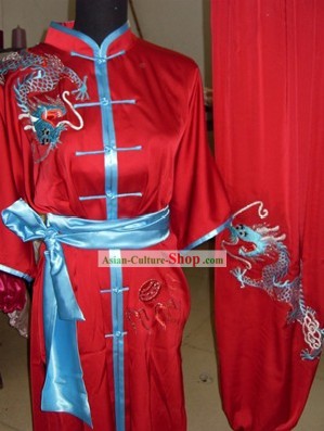 Dragón de Artes Marciales Uniforme/Wushu traje Competencia
