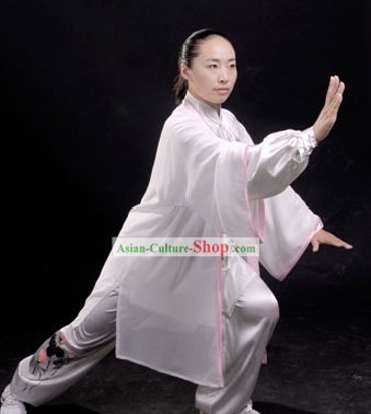 Fiore cinese classico ricamato Sifu Tai Chi Uniform Set