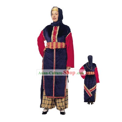 Cappadokian 여성 전통 그리스어 댄스 옷입히기