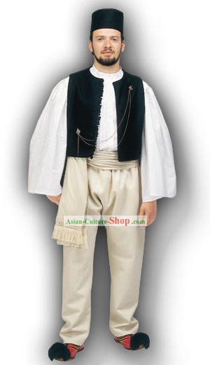 Epirus Male Traditionelle griechische Tanz-Kostüm