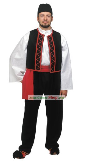 Sarakatsanos Maschio costume tradizionale greco