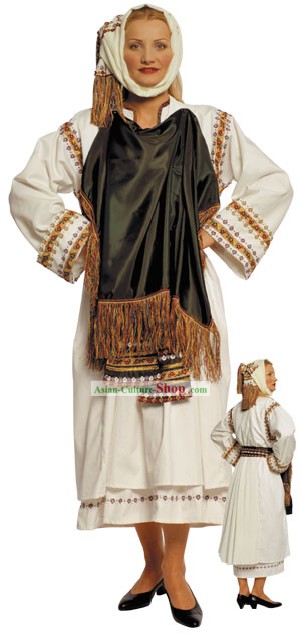 XIOS Pyrgi costume femminile tradizionale danza greca