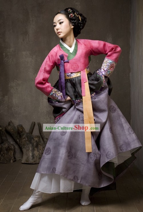 Supreme Korean Traditional Dress Hanbok Complete Set for Women
