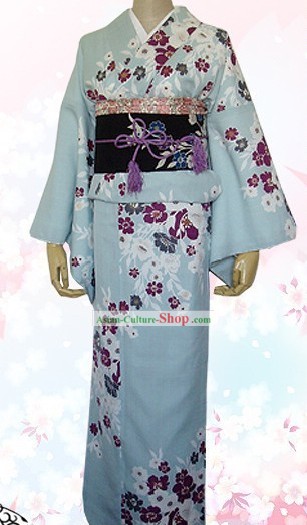 Japonês traditiona Set Vestido Kimono completo para Mulheres