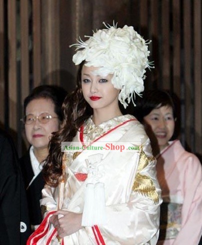Kimono japonais de mariage Décoration Cheveux Set