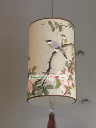 Chino tradicional lámpara de la pintura original