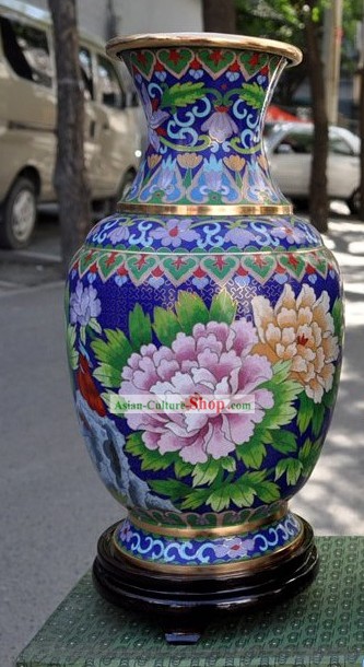 Chinese Classic Cloisonne Vase