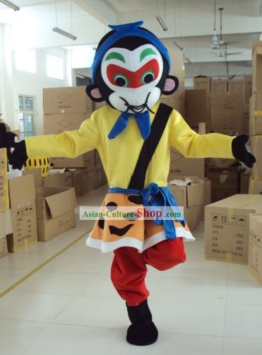 Chinese Monkey Sun Wukong Mascot Costumes Complete Set