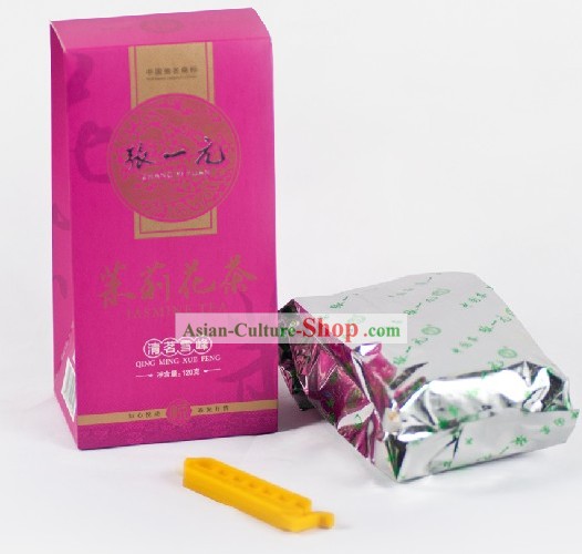 Chinese Zhang Yiyuan Qing Ming Xue Feng Jasmine Tea in Gift Package