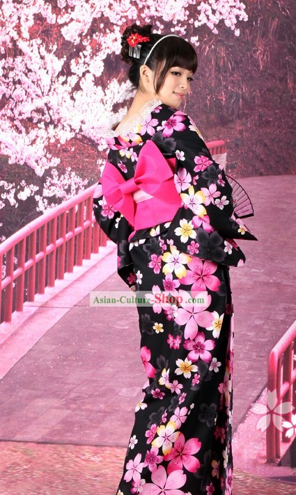 Топ японских кимоно юката Оби Пояса Гета Сандал Комплект для женщин