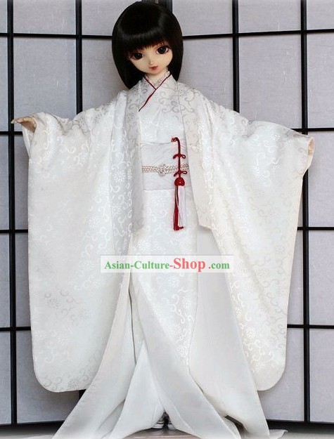 Traditionelle japanische Kimono Kleid Komplett-Set