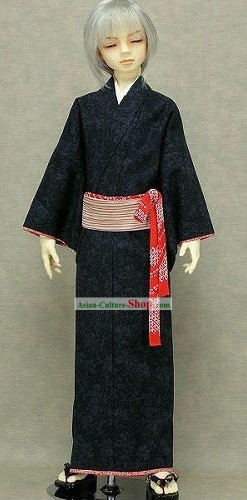 Vestuário Kimono tradicional japonesa Set para homens