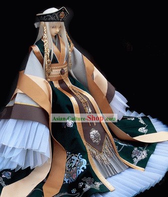 Kimono tradicional emperador japonés Set para hombres