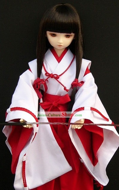 Traditionelle japanische Kendoist Kimono Kostüme Komplett-Set