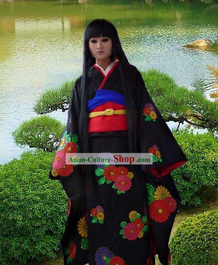 Disfraces tradicionales japoneses Ángel Kimono para niñas