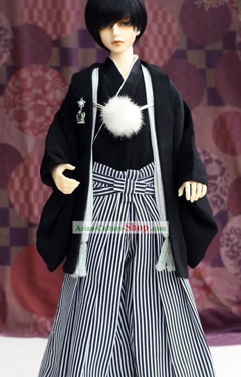 Alte japanische Samurai Kostüm für Herren-Komplettset
