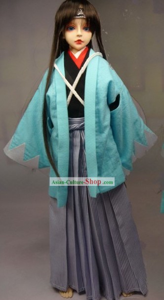 Traditionelle japanische Samurai Kostüm für Herren-Komplettset