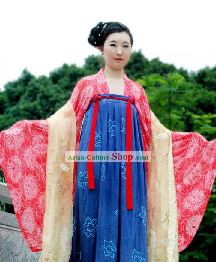 Chinese Hanfu Wedding Attire Complete Set for Women
