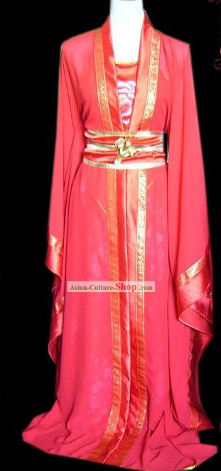 Chinese Classical Red Hanfu Clothing for Women