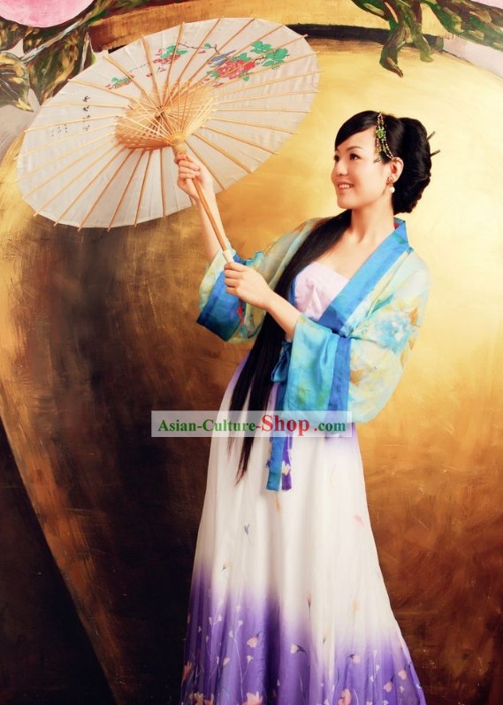 Ancient Chinese Han Dynasty Hanfu Clothing for Women