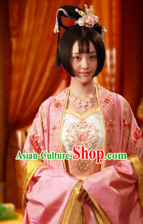 Ancient Chinese Tang Dynasty Princess Taiping Clothing for Women