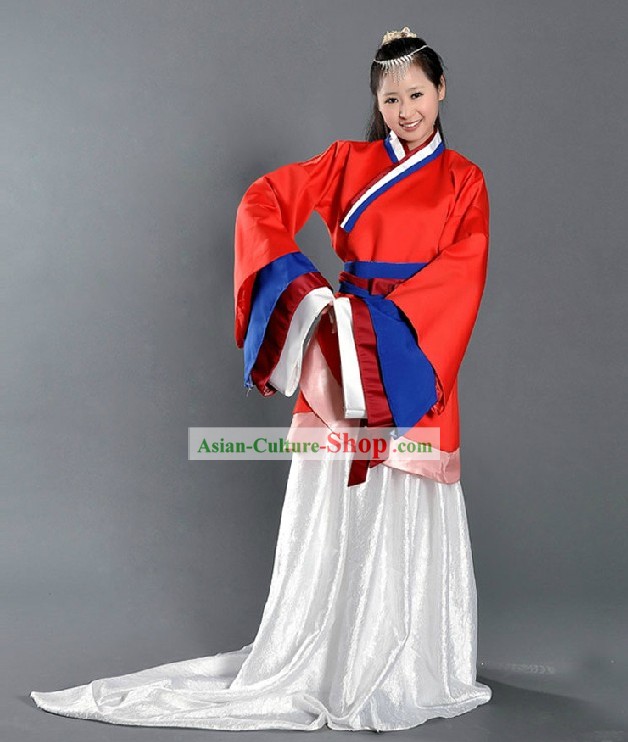 Ancient Chinese Han Fu Dance Costumes for Women