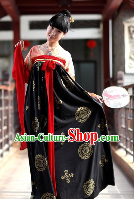 Ancient Chinese Tang Dynasty Princess Costume for Women