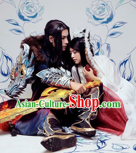 Ancient Chinese Dragon Cosplay Costumes for Men