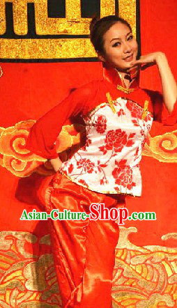 Traditional Chinese Han Minority Dance Costume for Women