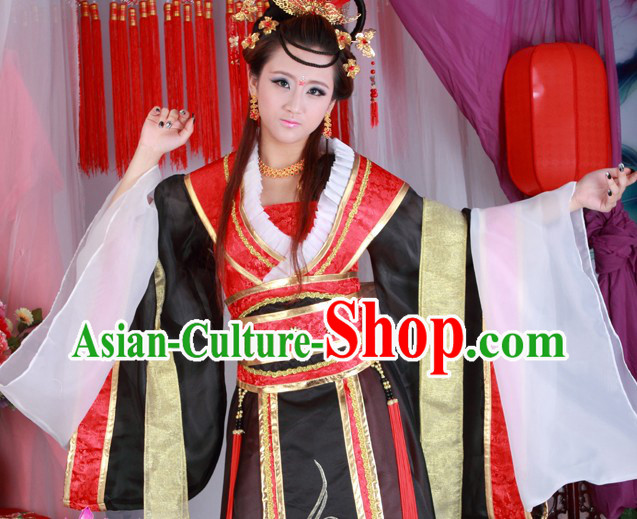 Ancient Chinese Tang Dynasty Princess Clothes Complete Set for Women