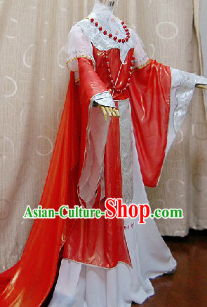 Ancient Chinese Princess Wedding Dress Complete Set for Women