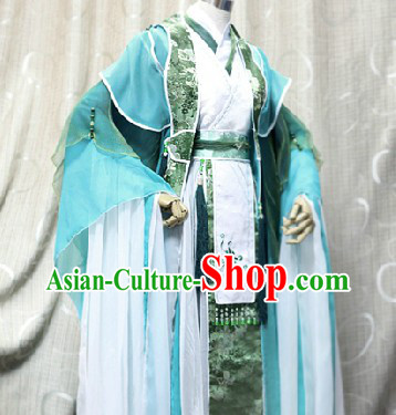 Ancient Chinese Teacher Cosplay Costumes Complete Set
