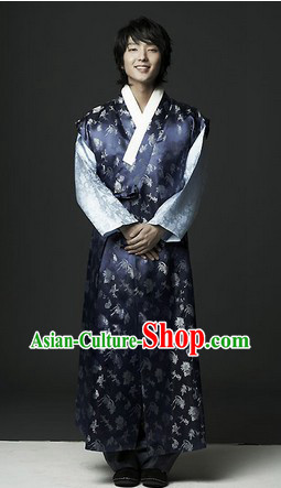 Lee Jun Ki Traditional Korean Hanbok Clothing Complete Set for Men