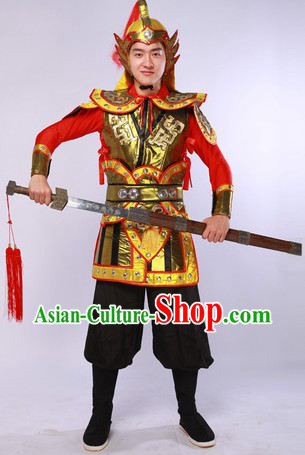 China General Costumes and Hat Complete Set for Men
