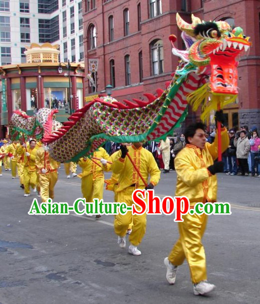 Traditional Chinese Dragon Dance Equipment Full Set