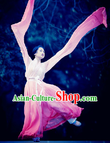 Long Water Sleeve Classical Dancing Costumes Complete Set for Women